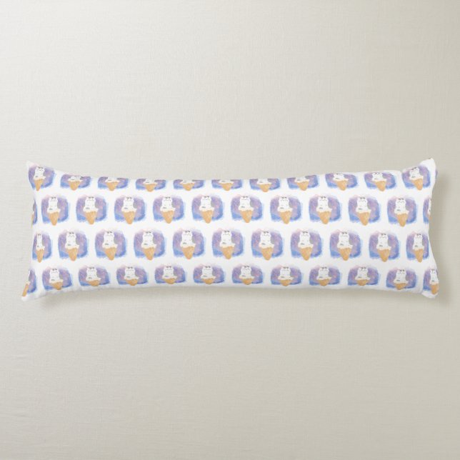 Cojín agua de gato helado (Anverso)