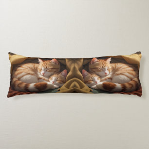Cojín "Albedo Base-XL Body Pillow" Pequeños gatos durmie