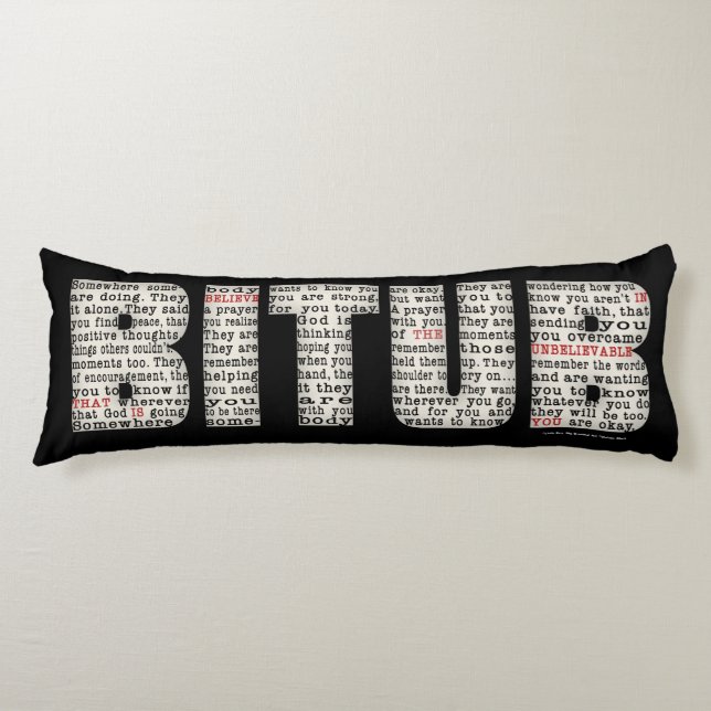 Cojín Alguien (BITUB) (Anverso)