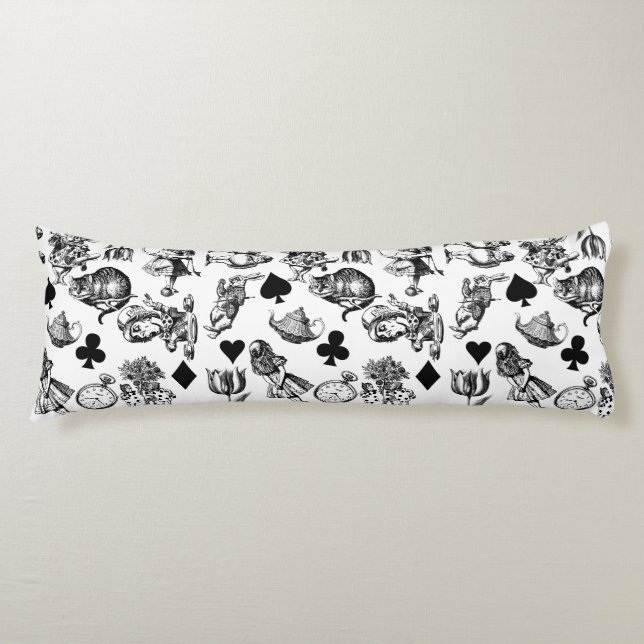 Cojín Alice White Rabbit Wonderland Classic (Anverso)