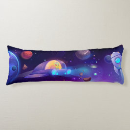 Cojín Alien en el espacio
