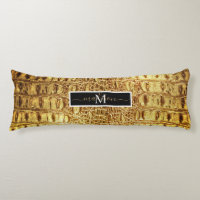Alligator Crocodile Skiny Gold Personalizado