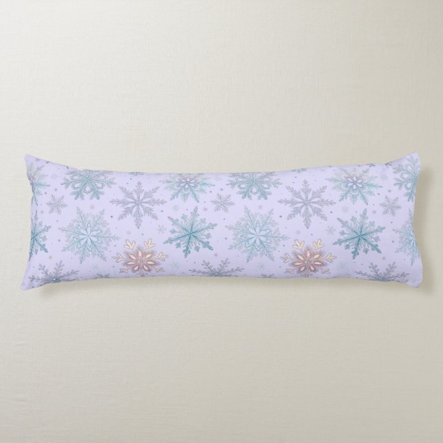 Cojín “Almohada corporal Copo de nieve" (Anverso)