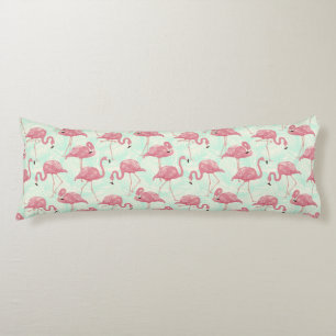 Cojín almohadillas del cuerpo del patrón Flamingo