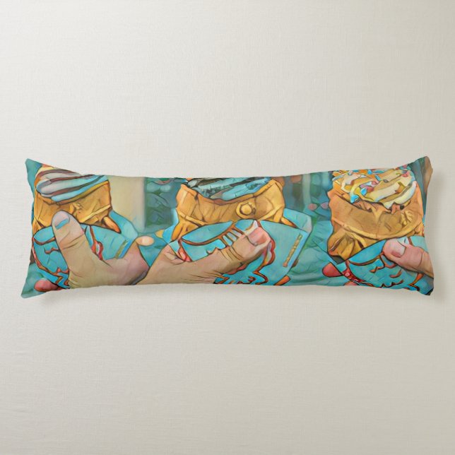 Cojín Amantes de helados de verano (Anverso)