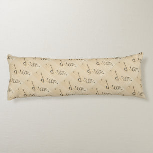 Cojín Amar la señal tallada en la arena de la playa