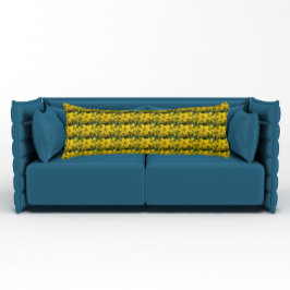 Cojín Amarillo Asiático Lilies Floral