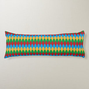Cojín Amarillo Azul Verde y Rojo Geométrico Veneras