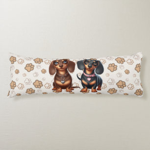 Cojín Amigos de Cute Dachshund