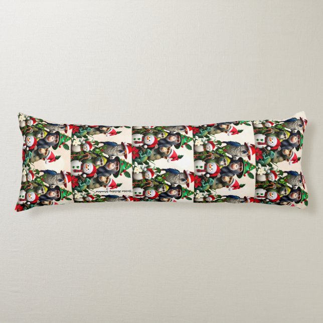 Cojín "Amigos de la selva para siempre" (Anverso)