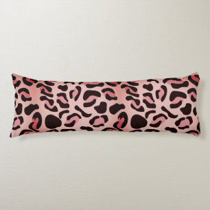 Cojín Animal de estampado de leopardo moderno