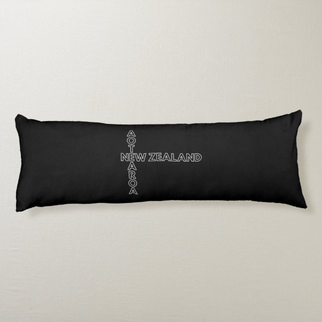 Cojín Aotearoa Nueva Zelanda, NZ Kiwi Crossword Design  (Reverso)