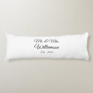 Cojín Apellido de la pareja personalizar, año, número