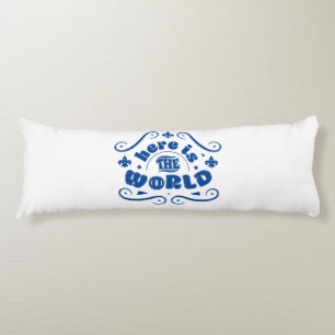 Cojín Aquí está el mundo