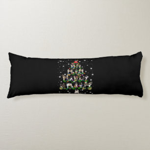Cojín Árbol De Navidad Akita Cubierto Por Flashli