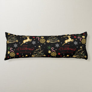 Cojín Árbol de Navidad Alegre Rojo