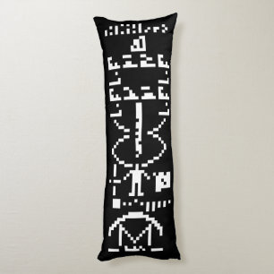Cojín Arecibo Binary Message 1974