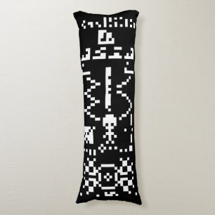 Cojín Arecibo Binary Message Reply