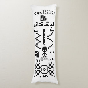 Cojín Arecibo Binary Message Reply