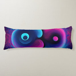 Cojín Armonía vibrante: Interpretación moderna de Yin Ya