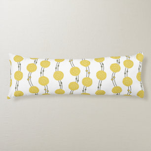 Cojín Art Nouveau Mackintosh Rosas Rayas Amarillo