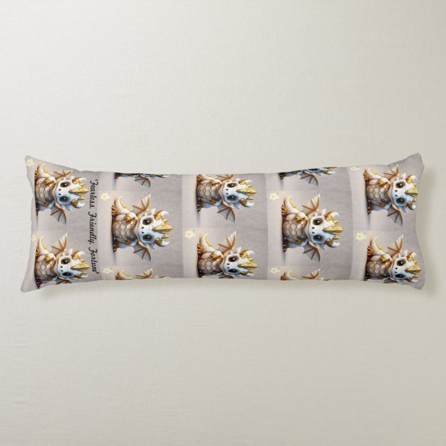 Cojín "Arte de carácter dragón" (Anverso)