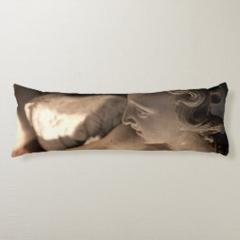 Cojín Arte de escultura de ángel de mármol Imprimir