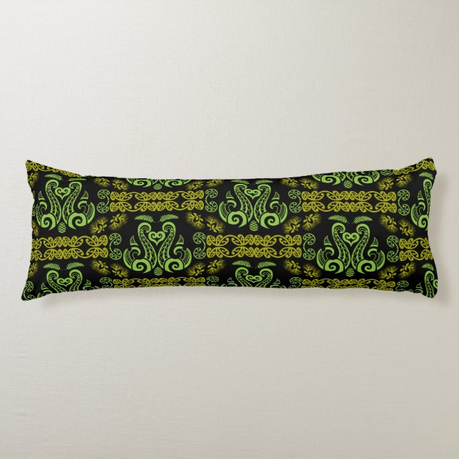 Cojín Arte de Nueva Zelanda Maorí (Anverso)