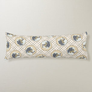 Cojín Arte de perros pastores Black Tri australiano