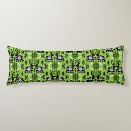 Cojín Arte folclórico nórdico escandinavo conejo