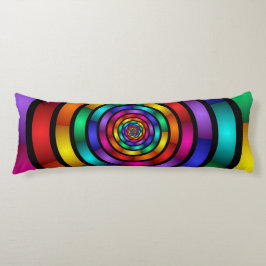 Cojín Arte fractal moderno y psicodélico