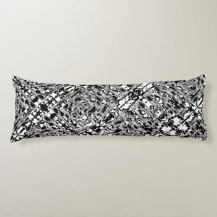 Cojín Arte Geométrico Negro Y Blanco 25