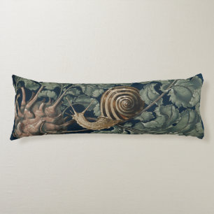 Cojín Arte Vintage Botánico Art Nouveau Caracol Antiguo