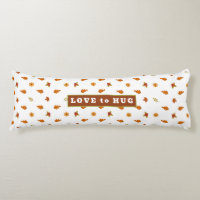 Autum hojas Body Pillow