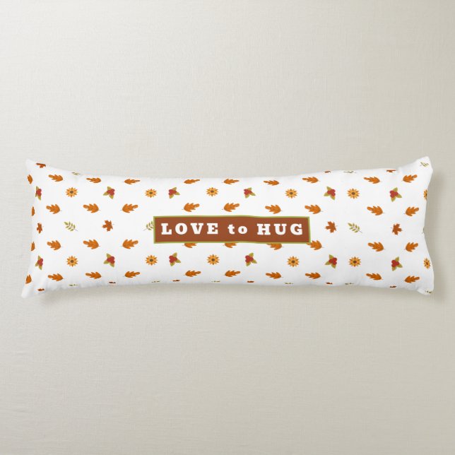 Cojín Autum hojas Body Pillow (Anverso)