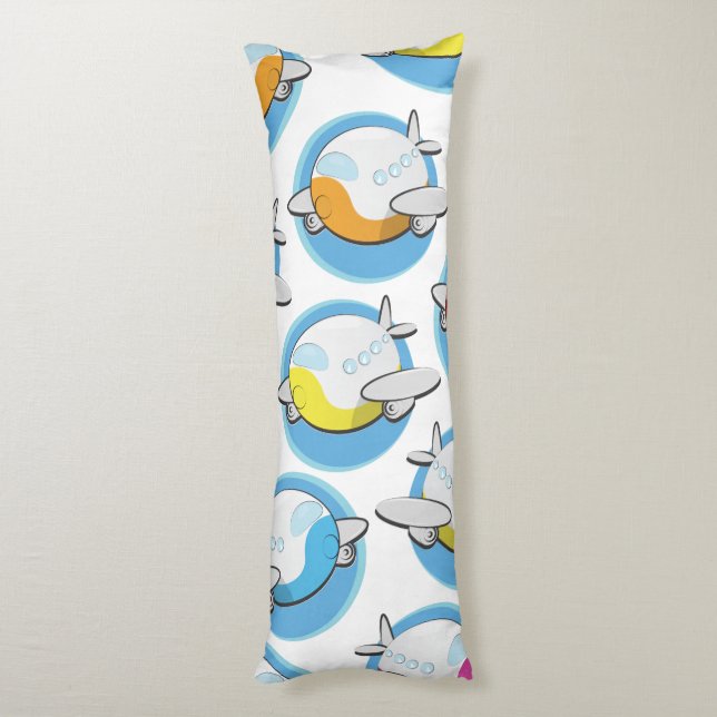 Cojín Aviones de juguete (Atrás (Vertical))