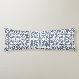 Cojín Azul Denim Floral