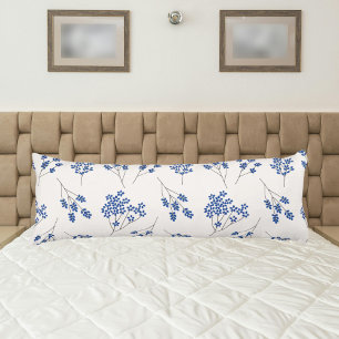 Cojín Azul floral lindo