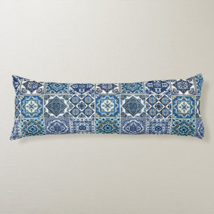 Cojín Baldosas mediterráneas, portuguesas, azulejo, mall