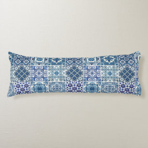 Cojín Baldosas mediterráneas, portuguesas, azulejo, mall