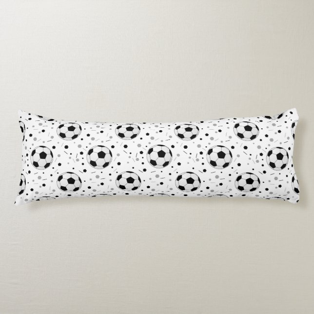 Cojín Balones de fútbol (Anverso)