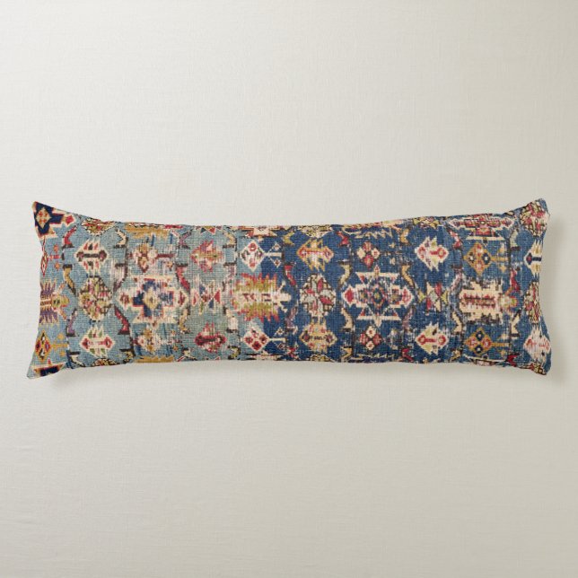 Cojín Bandas amarillas de Kuba verde azul turbio  (Anverso)