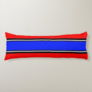 Cojín Bandas deportivas azul negro + tu trasero color