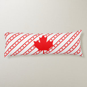 Cojín Bandera canadiense de las rayas