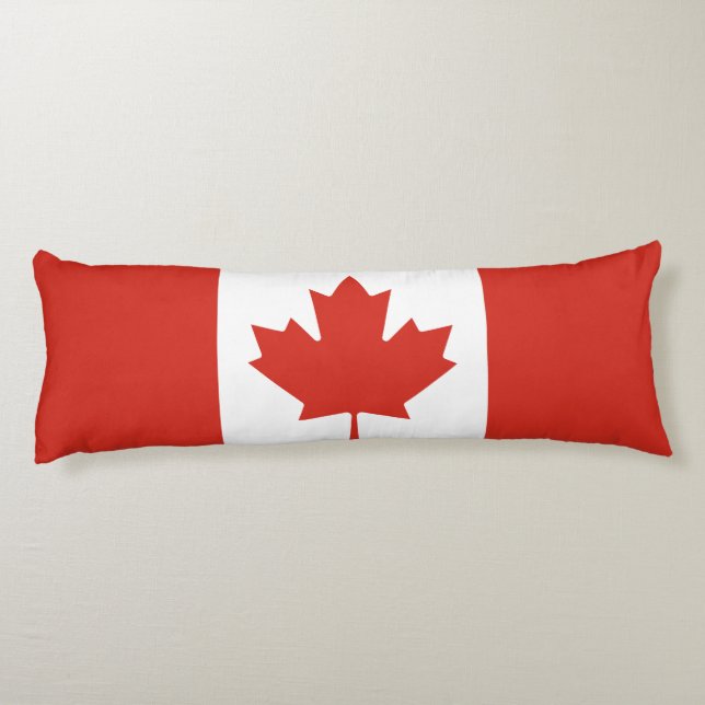 Cojín Bandera canadiense patriota (Reverso)