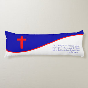 Cojín Bandera cristiana inspirada