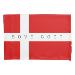 Cojín Bandera danesa de la funda de almohada de Dinamarc