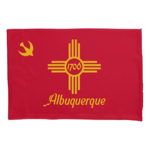 Cojín Bandera de Albuquerque, funda nórdica de Nuevo Méx