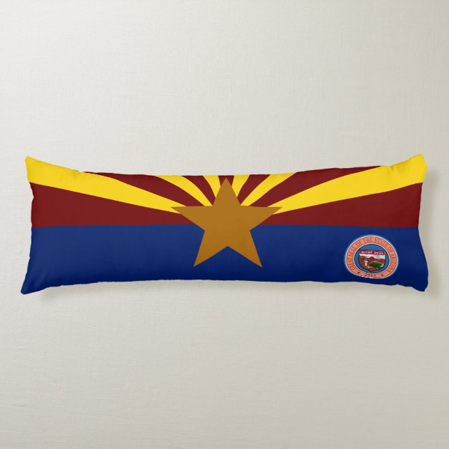 Cojín Bandera de Arizona (Anverso)