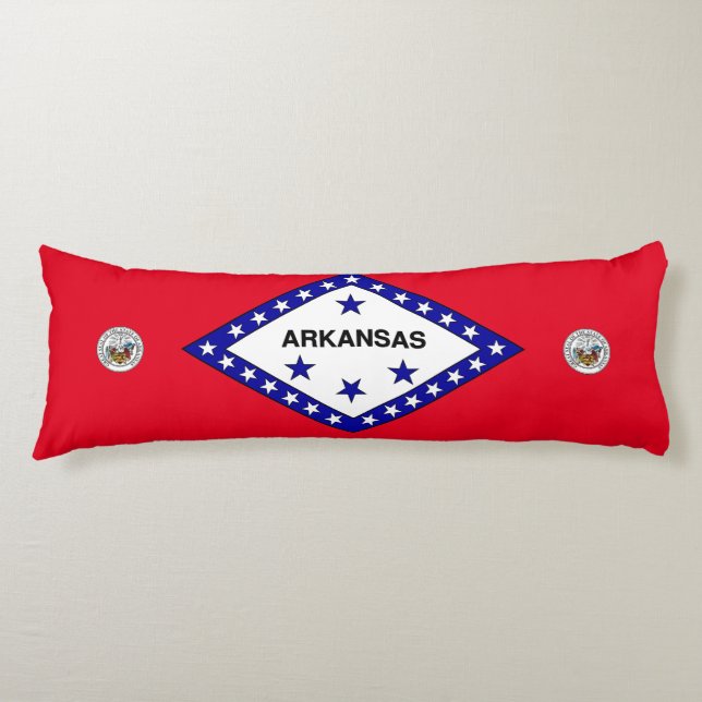 Cojín Bandera de Arkansas (Anverso)